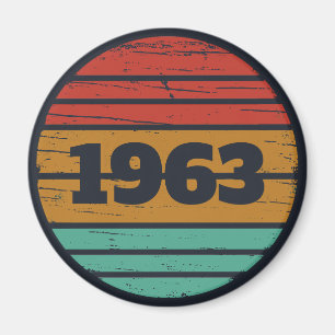 Personalized vintage birthday gifts magnet