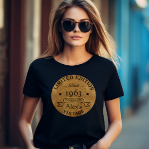 Personalized vintage birthday party T-Shirt