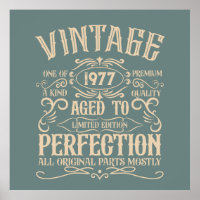 Personalized vintage birthday whiskey label themed