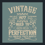 Personalized vintage birthday whiskey label themed poster<br><div class="desc">You can add some originality to your wardrobe collection with this vintage classic birthday graphic design with awesome typography font lettering. It is a great gift idea for men, women, husbands, wives, girlfriends, and boyfriends who will love this one-of-a-kind artwork. It is the best amazing and fun holiday present for...</div>