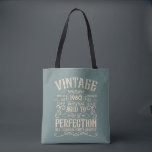 Personalized vintage birthday whiskey label themed tote bag<br><div class="desc">You can add some originality to your wardrobe collection with this vintage classic birthday graphic design with awesome typography font lettering. It is a great gift idea for men, women, husbands, wives, girlfriends, and boyfriends who will love this one-of-a-kind artwork. It is the best amazing and fun holiday present for...</div>