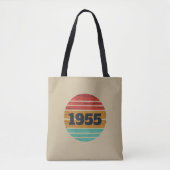 Personalized vintage birthday womens gift tote bag (Front)