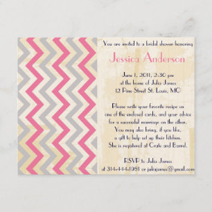 Personalized Vintage Bridal Shower Invitations
