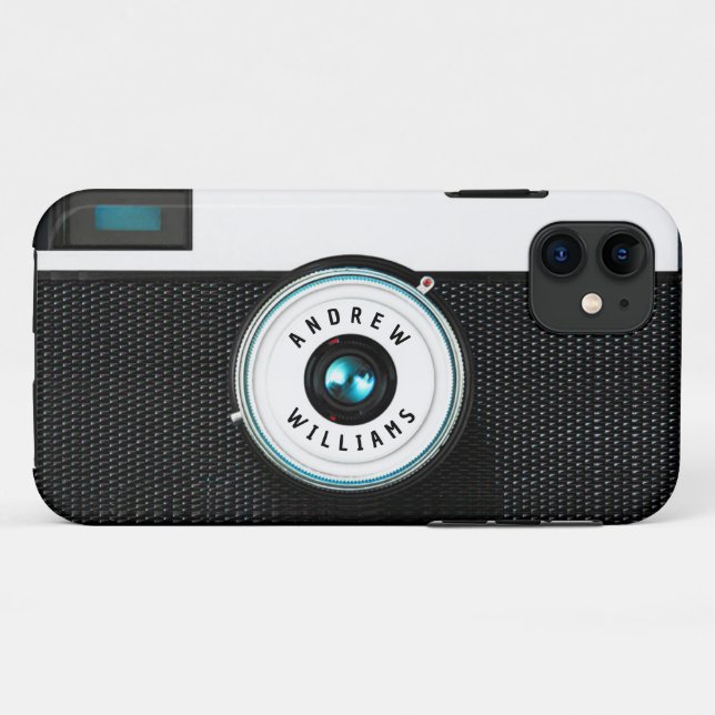 Personalized Vintage Camera Case-Mate iPhone Case (Back (Horizontal))