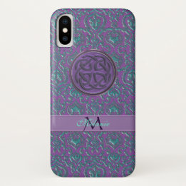 Personalized Vintage Celtic Knot iPhone X Case