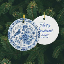 Personalized Vintage Chinoiserie  Plates 