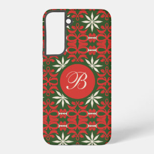 Personalized Vintage Christmas/winter patterned Samsung Galaxy Case