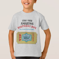 Personalized Vintage Circus Birthday Shirt