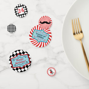 Personalized Vintage Circus Table Confetti