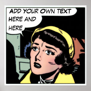 Personalized Vintage Comic - Archival Print