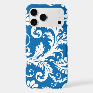 Personalized Vintage Damask change blue any colour