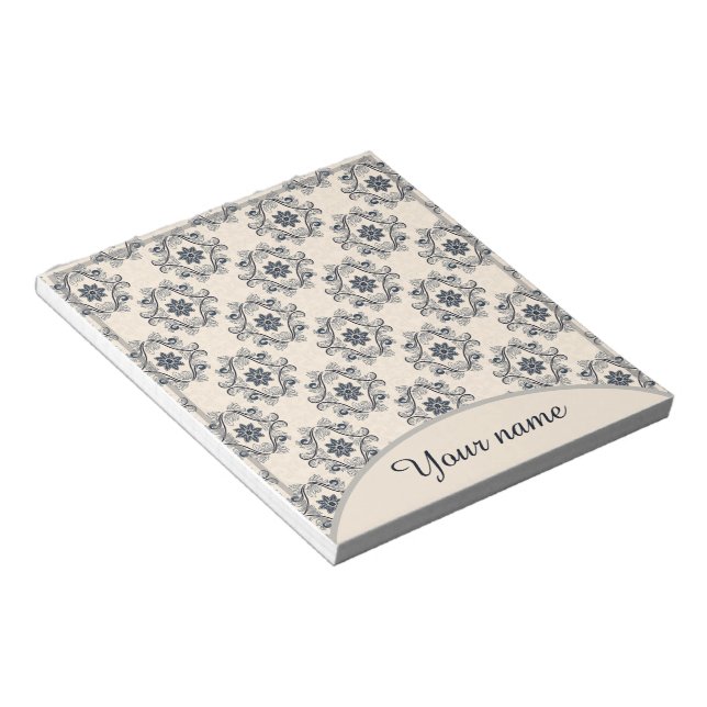 Personalized Vintage design  Notepad (Angled)