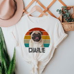 Personalized Vintage Dog Custom Retro Pet Photo Tri-Blend Shirt<br><div class="desc">Celebrate your love for your furry friend with our Personalized Vintage Dog Custom Retro Pet Photo Tri-Blend Shirt! This stylish and comfortable shirt is perfect for any pet lover, combining a retro-style sunset design with your pet’s custom photo for a unique and nostalgic look. Upload your pet’s photo, personalize it...</div>