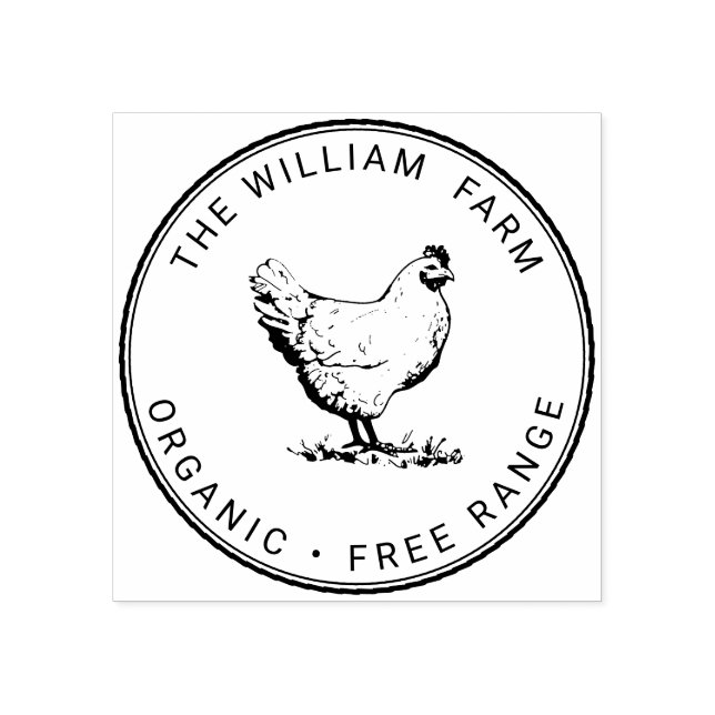 Personalized Vintage ⎢ Egg Stamp (Imprint)