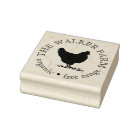 Personalized Vintage Egg Stamp