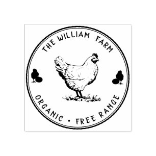 Personalized Vintage ⎢ Egg Stamp