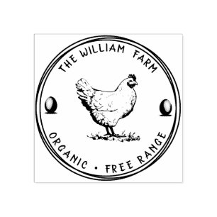 Personalized Vintage ⎢ Egg Stamp