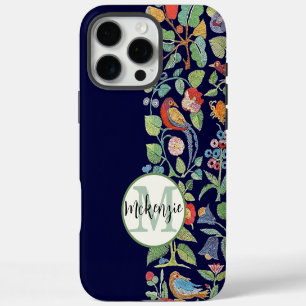 Personalized Vintage Embroidered Pattern iphone 16 Pro Max Case