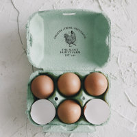Personalized Vintage Family Farm Egg Carton