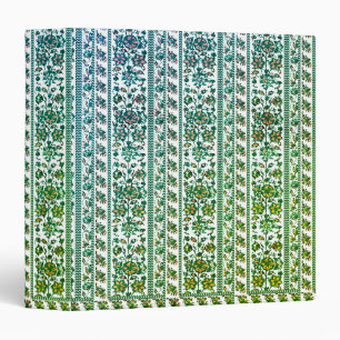 Personalized Vintage Floral Organizer Binder