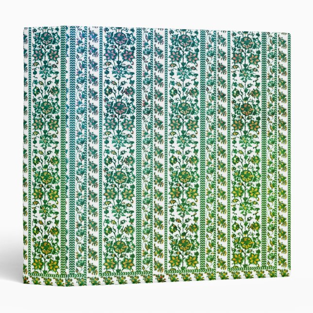 Personalized Vintage Floral Organizer Binder (Front/Spine)