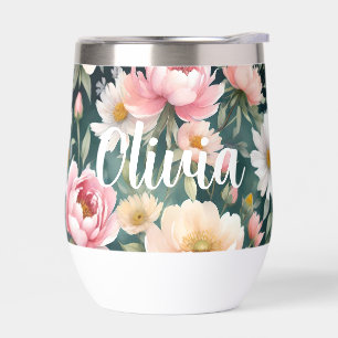 Personalized Vintage Floral Print