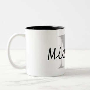 Personalized Vintage Gifts for guitarist, musician Two-Tone Coffee Mug