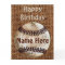 Personalized Vintage Happy Birthday Baseball Cards