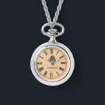 Personalized Vintage Look Roman Numeral Beehive  Watch<br><div class="desc">Modern Vintage look clock design featuring a skep beehive and roman numerals. Personalize with your name.  Ideal for beekeepers or those love honey bees.</div>