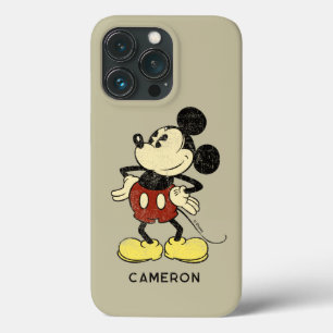 Personalized Vintage Mickey   Hands on Hips  iPhone 13 Pro Case