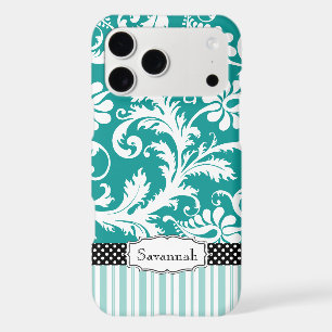 Personalized Vintage Mint Green Damask