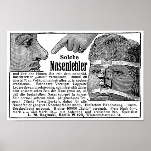 Personalized Vintage Nasal Adjustment Print