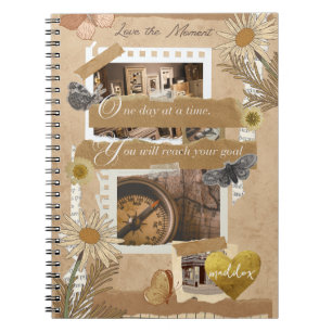 Personalized Vintage Notebook - Love the Moment