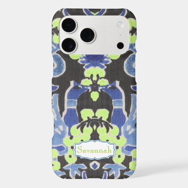 Personalized Vintage Pattern iphone (Back)