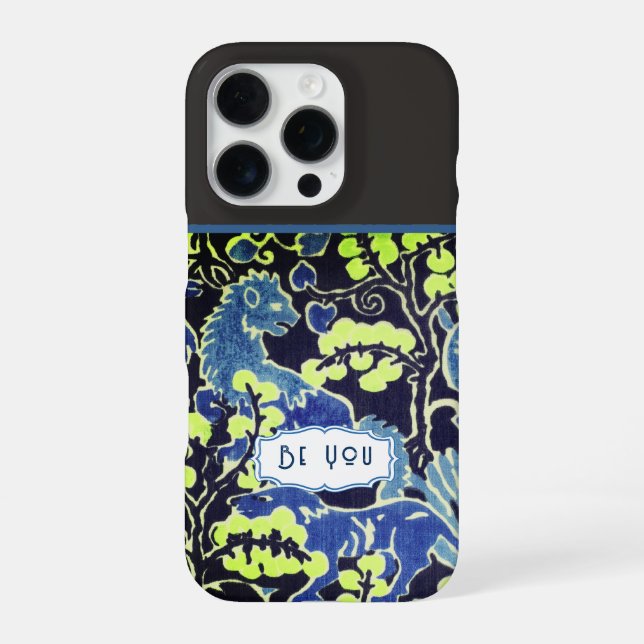Personalized Vintage Pattern iphone Case (Back)