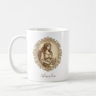 Personalized Vintage Portrait Keepsake Mug