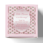 Personalized Vintage Princess Baby Roses Thank You