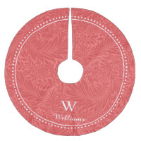 Personalized Vintage Red Larkspur Flower Pattern B