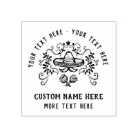 Personalized Vintage Rustic Hand-drawn Mexican