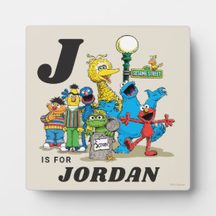 Personalized Vintage Sesame Street Pals Plaque