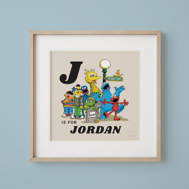 Personalized Vintage Sesame Street Pals Poster (Creator Uploaded)