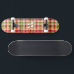 Personalized Vintage Tartan Plaid Print Skateboard<br><div class="desc">Personalized Vintage Tartan Plaid Print</div>