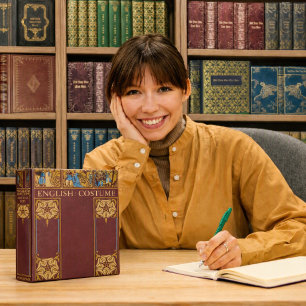 Personalized Vintage Victorian Costume Binder