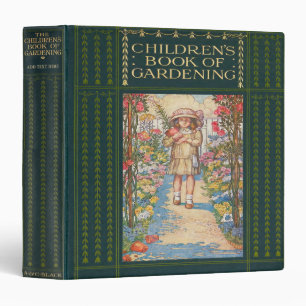 Personalized Vintage Victorian Gardening Binder
