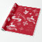 Personalized Vintage White & Red Christmas Wrap