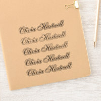 Personalized Vinyl Decal Custom Name Sticker