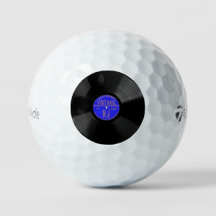 Personalized Vinyl Record Golf Balls