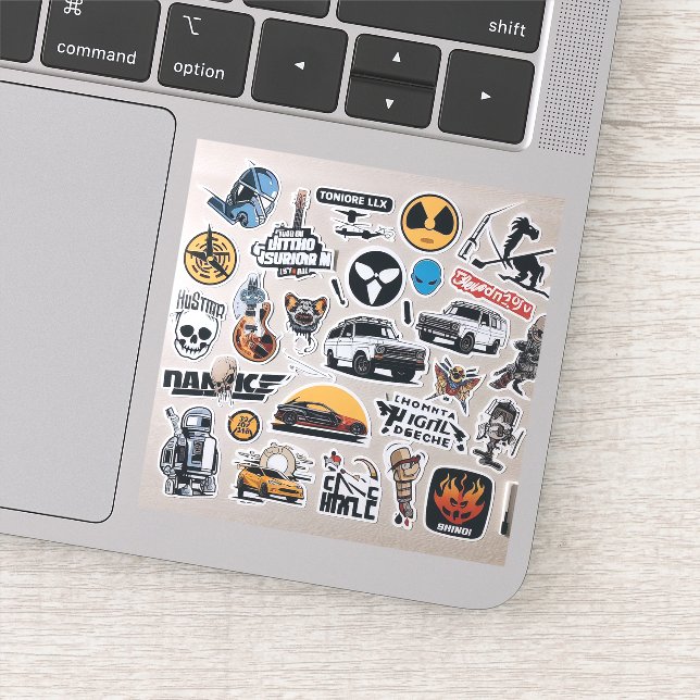 personalized vinyl stickers, printable vinyl stick (Detail)