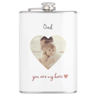 Personalized Vinyl Wrapped Flask for Father's Day