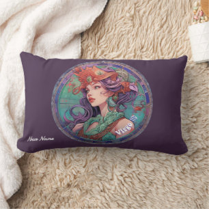 Personalized Virgo Zodiac Lumbar Pillow